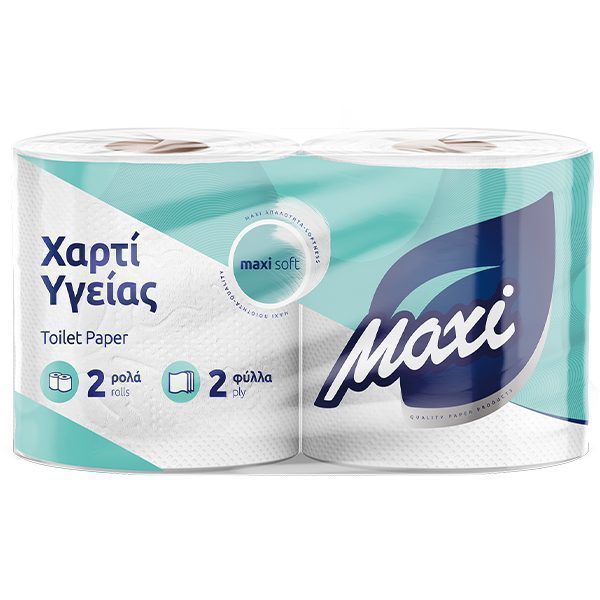 Χαρτί Τουαλέτας 2 Φύλλων Λείο 150 gr 2 Τεμ