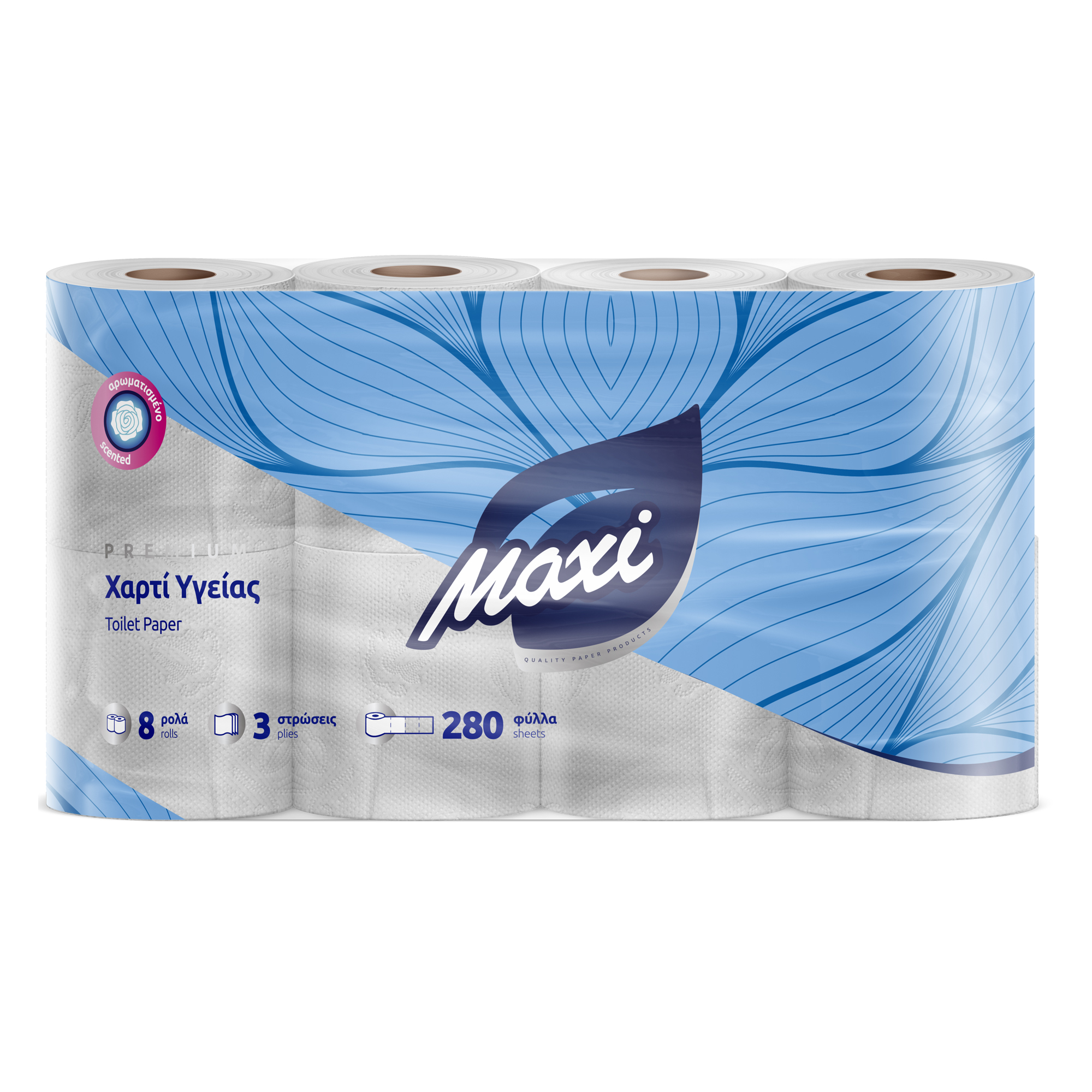 Χαρτί Τουαλέτας Deco 3 Φύλλων Με Άρωμα 150 gr 8 Τεμ