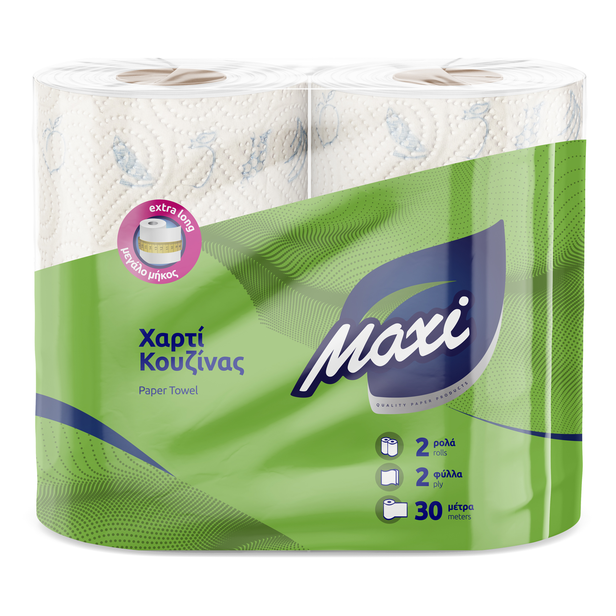 Χαρτί Κουζίνας 2 Φύλλων 350 gr 2 Τεμ