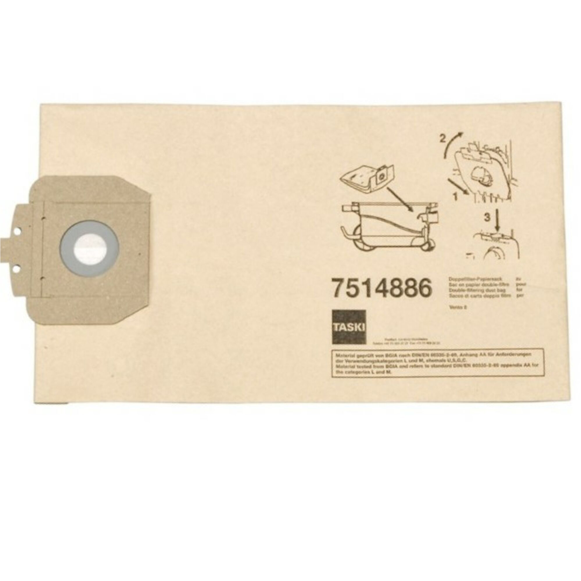 Χαρτοσακούλες Taski Vento 8/8S/Baby Bora 10 Τεμ