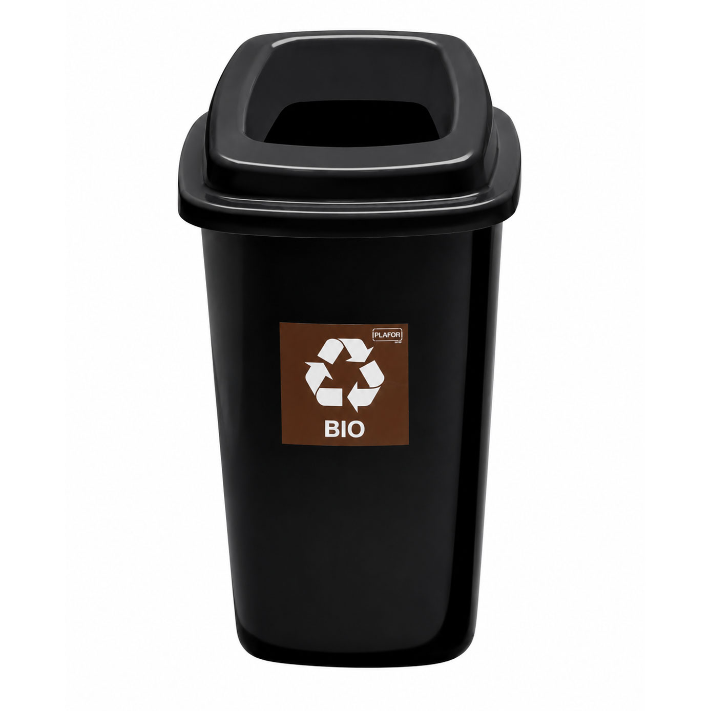 Πλαστικός Κάδος Με Μαύρο Καπάκι 90 Lt