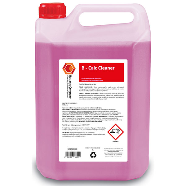 B Calc Cleaner 4 Lt