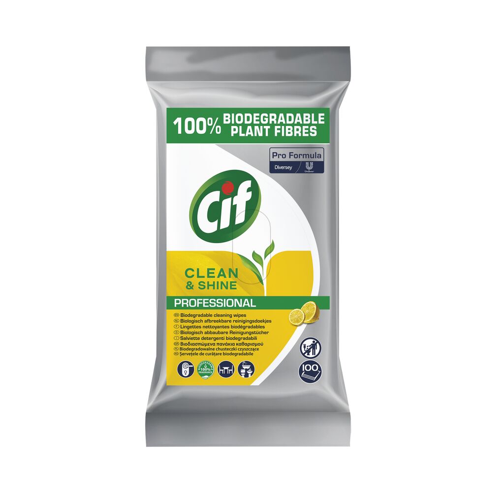 Cif Pro Formula Multipurpose Cleaning Wipes 100 Τεμ